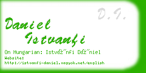 daniel istvanfi business card